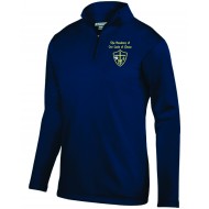 Our Lady Of Peace AUGUSTA Wicking Fleece Pullover -NAVY