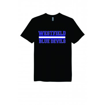 Tamaques School NEXT LEVEL Triblend T BLACK - WESTFIELD