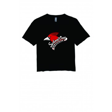 School One NEXT LEVEL Womens Cropped T