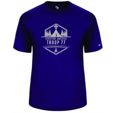 BSA Troop 77 Badger B Core Performance T