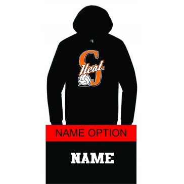 CJ Heat GILDAN Hooded Sweatshirt - BLACK