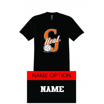 CJ Heat GILDAN T Shirt - BLACK
