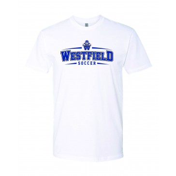 Westfield HS Soccer NEXT LEVEL T Shirt - WHITE