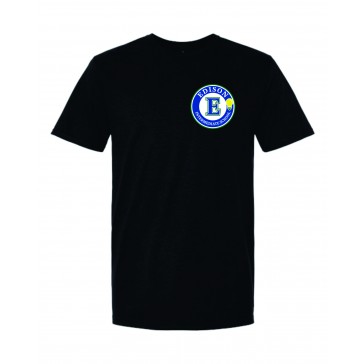 Edison Intermediate School GILDAN T Shirt BLACK - LEFT CHEST LOGO