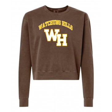 Watchung Hills COMFORT COLORS Womens Crew Sweatshirt