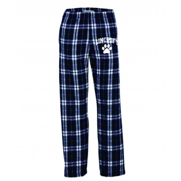 Lincroft School BOXERCRAFT Flannel Pants - NAVY