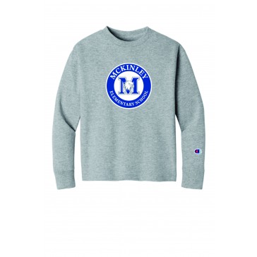 McKinley School CHAMPION Jersey Long Sleeve T - GREY