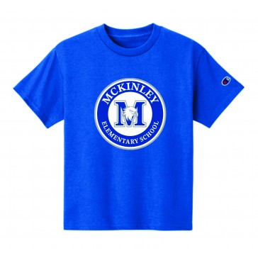 McKinley School CHAMPION Jersey T Shirt - ROYAL