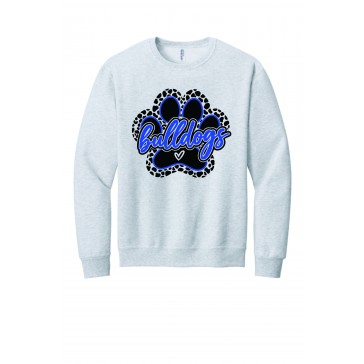 Walton School JERZEES Crew Sweatshirt - BULLDOGS LOGO
