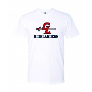 GL Highlanders NEXT LEVEL T Shirt - WHITE