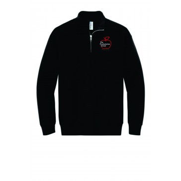 PNS&K JERZEES 1/4 Zip Sweatshirt - BLACK