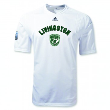 Livingston Soccer Club Adidas MLS Match Game Jersey - WHITE