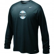 Match Fit Academy Nike Long Sleeve Legend Top - BLACK
