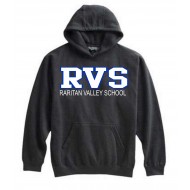 Raritan Valley School Pennant Sportswear Hooded Sweatshirt - CHARCOAL