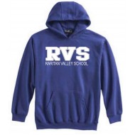 Raritan Valley School Pennant Sportswear Hooded Sweatshirt - ROYAL
