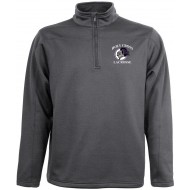 Holy Cross Lacrosse Charles River Apparel Men's Stealth Zip Pullover
