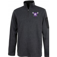 Holy Cross Lacrosse Charles River Apparel Men’s Heathered Fleece Pullover