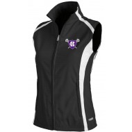 Holy Cross Lacrosse Charles River Apparel Women's Axis Soft Shell Vest