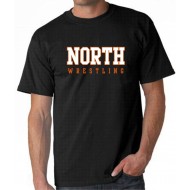 Middletown North Wrestling Gildan Short Sleeve T-Shirt - BLACK