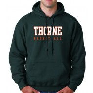 Thorne Basketball Pennant Sportswear Hooded Sweatshirt - BLACK