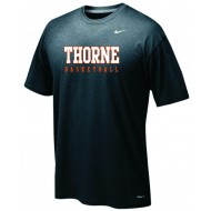 Thorne Basketball Nike Short Sleeve Legend Top - BLACK