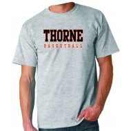 Thorne Basketball Gildan Short Sleeve T-Shirt - GREY