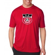 FC Premier Ultra Club Short Sleeve Performance Top - RED