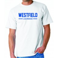 Westfield HS Girls Lax Varsity Gildan MENS Short Sleeve T-Shirt - WHITE
