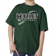 Hazlet Hawks Softball Gildan Short Sleeve Tee - FOREST