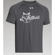 Girls Softball League of Westfield Under Armour YOUTH_MENS Short Sleeve Locker Top - CARBON